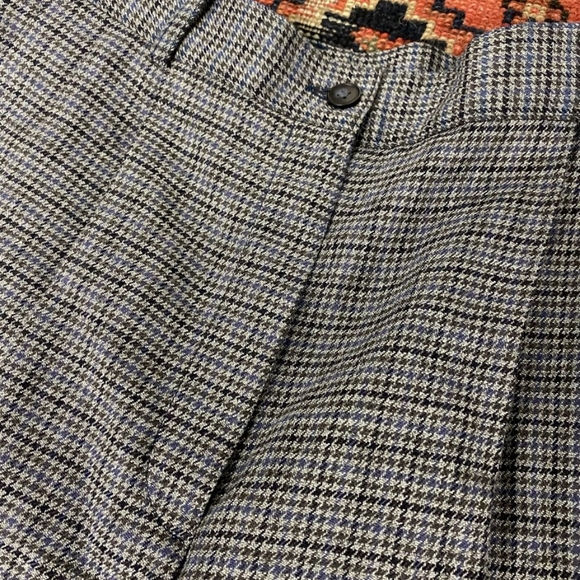 Vintage high waisted wool-like trousers - Picture 2 of 2